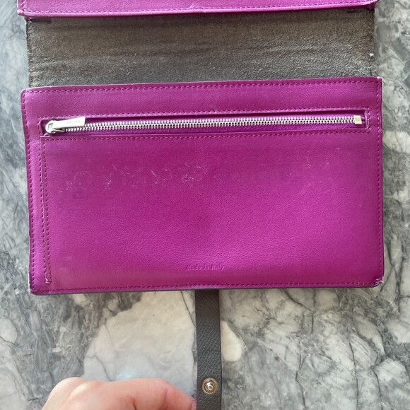 Celine Leather Multifunction Bi-fold Wallet Gray - Picture 6 of 9